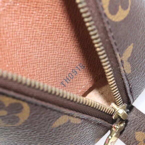 LOUIS VUITTON Monogram Trousse Demi Ronde Cosmetic Pouch M47520 LV Auth 113338 - Picture 10 of 16